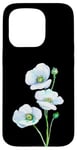 iPhone 15 Pro White Poppy Symbol of Peace for Gardeners Botanists Flowers Case