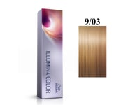 Wella Professionals Wella Professionals, Illumina Color, Permanent Hair Dye, 9/03 Bright Blonde Natural Golden, 60 Ml For Women