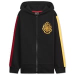 Harry Potter Sweat à Capuche Zippé pour Filles, Doux et Confortable - Cadeau Fille (Noir, 11-12 Ans)