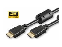 Microconnect High Speed Hdmi With Ethernet - Hdmi Med Ethernet-Kabel - Hdmi (Hann) Til Hdmi (Hann) - 1,5 M