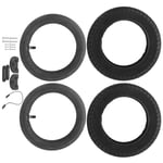 Asixxsix Rubber Non‑Slip Conbersion Tyre Accessories, 9.8In Scooter Tyre, Larger Diameter for Xiaomi M365 Electric Scooter 10‑Inch Scooters