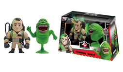 JADA METALS DIE-CAST GHOSTBUSTERS VENKMAN & SLIMER 4" FIGURE SET BRAND NEW!