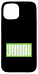 Coque pour iPhone 15 Vert SAYNOMO (Say No More) Green Graphic