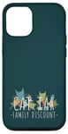 Coque pour iPhone 12/12 Pro Cat Tax Family Discount! Social Media Meme Fun