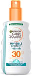 Garnier Ambre Solaire Invisible Protect Refresh Spray SPF50, Invisible Finish T