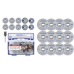 Kit d'Accessoires Dremel SC690 EZ SpeedClic - Coffret de Meules à Tronçonner & SC456B Lot de 12 Disques EZ SpeedClic à Tronçonner/Découper les Métaux 38mm avec Outils Rotatifs Dremel