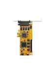 StarTech.com 8-Port PCI Express Serial Card - Low Profile - RS-232 - serial adapter