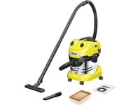 Kärcher Home & Garden Wd 4-18 S Dual V-20/22 1.628-625.0 Batteridrevet Våd-/Tørsuger 380 W 20 L Uden Batteri, Uden Oplader, Trådløs