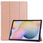 Trifold-etui med stativ til Samsung Galaxy Tab S8+ / Tab S8 Plus / Tab S7 FE / Tab S7+ - RoseGold