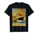 Titanic shirt for kids Sailing Ship Cruise Vintage Poster T-Shirt