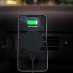 Black (Car - Separate) 15W For Iphone12 Magnetic Wireless Charger Car Wirele Set