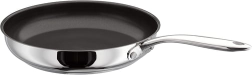 Judge Non-Stick 30cm Frying Pan, Stainless Steel, Silver, 20 x 30 x 25 cm