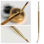 NEW TARTE EYELINER BRUSH DOUBLE ENDED EYELINER LIP MAKEUP BRUSH MAKEUP TOOL