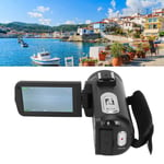 4K Video Camera With Remote Control Microphone Lens Hood 18X Digital Zoom Digita