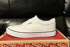 Vans Winston Canvas UK 8 EUR 42 White Navy VN000VOB1XE1