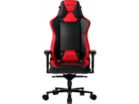 Fotel Lorgar Lorgar Base 311, Gaming Chair, Pu Eco-Leather, 1.8 Mm Metal Frame, Multiblock Mechanism, 4D Armrests, 5 Star Aluminium Base, Class-4 Gas Lift, 75Mm Pu Casters, Black + Red