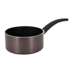 Sitram 716274 Casserole Aluminium recyclé NAPPA Marron Ø 20 cm H 9 cm - Revêtement anti-adhésif Whitford Xylan 2 couches sans PFOA, Manche thermorésistant soft touch - Tous feux dont induction