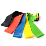 LIANYG Resistance Band 5 Pcs Resistance Bands Set Fitness Band For Sports Exercise Training Yoga Strength Fitness Gum Rubber Workout Gym Elastic Equipment Exercise Band (Color : 5pcs)