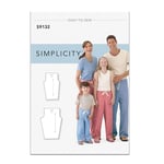Simplicity S9132.A Patron de Couture, Papier, Blanc, all size