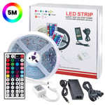 5 meter LED-list med RGB / Ljusslinga / LED-strip Multicolor multifärg