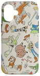 Coque pour iPhone 16 Disney et Pixar's Toy Story 4 Personnages Retro Print