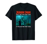 Jurassic Park Take The Tour, It Will Be Fun They Said Panel T-Shirt