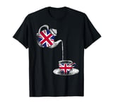 Union Jack Flag - British Teapot & Teacup T-Shirt