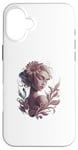 Coque pour iPhone 16 Plus Sculpture Femme Femmes Autonomisation Fleurs