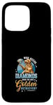 Coque pour iPhone 15 Pro Max Golden Retriever pour filles - Race de chien Golden Retriever