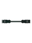 Winsta Pre-assembled interconnecting cable eca socket/plug black