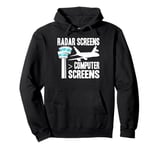 Radar Screens Computer Screens Air Traffic Controller Pullover Hoodie