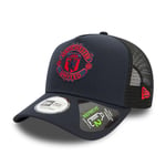 NEW ERA MANCHESTER UNITED FC TRUCKER CAP.MAN U REPREVE FOOTBALL BASEBALL HAT W24