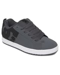 DC Shoes Homme Court Graffik Basket, Gris foncé/Noir/Blanc, 42.5 EU