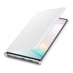 Original Samsung Galaxy Note10 LED View Case med Lommebok - EF-NN970PWEGWW - Hvit