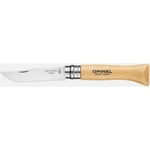 Couteau Opinel Viroblock N°6 Inox - Affichage de 12 pièces, Lame 7 cm, Manche en