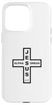 Coque pour iPhone 15 Pro Max Jesus Alpha & Omega