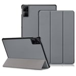 DINGGUAGUA Coque pour Xiaomi Redmi Pad SE 11 Pouces 2023 Cover,Tri-Fold Smart Folio Case Housse Etui de Protection Ultra Slim Housse Étui avec Fonction Support,Veille/réveil Automatique,Gris