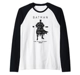 Batman Dark Knight Paisley Silhouette Manche Raglan