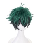 Kostymer Cospaly My Hero Academia Battle Suit Midoriya Izuku Cos Kostym Battle Suit Wig size L