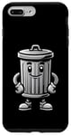 iPhone 7 Plus/8 Plus Garbage Trash Can Cartoon Character Design Case