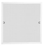 Schellenberg 70030 Moustiquaire fenêtre avec cadre en aluminium - sans perçage - recoupable aux dimensions souhaitées - 100 x 120 cm, blanc