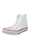 Converse Chuck Taylor All Star Hi Unisex Kids Trainers, Optical White, 10.5 Child UK (28 EU)