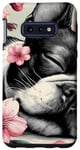 Coque pour Galaxy S10e Adorable terrier Boston Terrier pour les amoureux des animaux