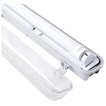 Hengda - Réglette lumineuse led 120cm 18W - Blanc Neutre 4000K-4500K - Tube unique