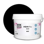 Peinture murale acrylique aspect mat Aqua Déco - 10L Teinte Noir