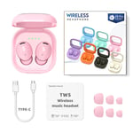 NOUVEAU C9pro TWS Casque sans fil Bluetooth 5.2 Écouteurs Bluetooth Casque Sport Stéréo Fone Bluetooth Écouteurs pour Xiaomi iPhone-Rose