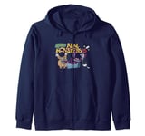 Aaahh!!! Real Monsters Friends Logo Zip Hoodie