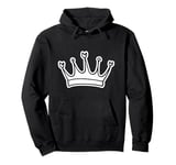 Royal Crown Illustration Elegant and Regal Art Design Pullover Hoodie