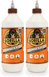 2x Gorilla Wood Glue Indoor Outdoor Water Resistant Strong Bond Adhesive 1L