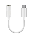 MOELECTRONIX USB 3.1 Type C Headset Jack for Lenovo Tab P11 Pro USB-C to 3.5 mm Headphone Digital Connection Female Aux-In Audio Adapter Cable White